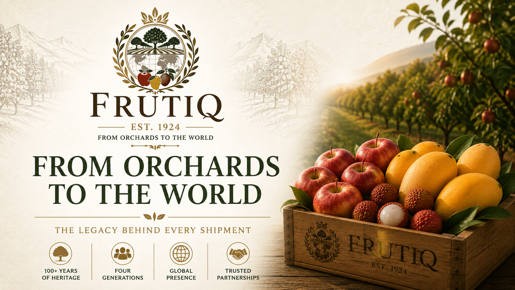 From Orchards to the World: The Legacy Behind Every FRUTIQ Shipment